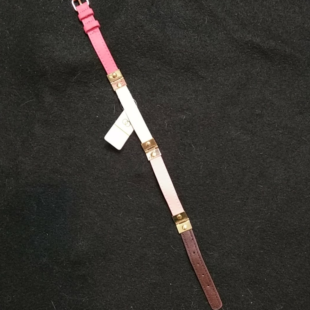 Multicolor Faux Leather Choker Necklace or Dog Col